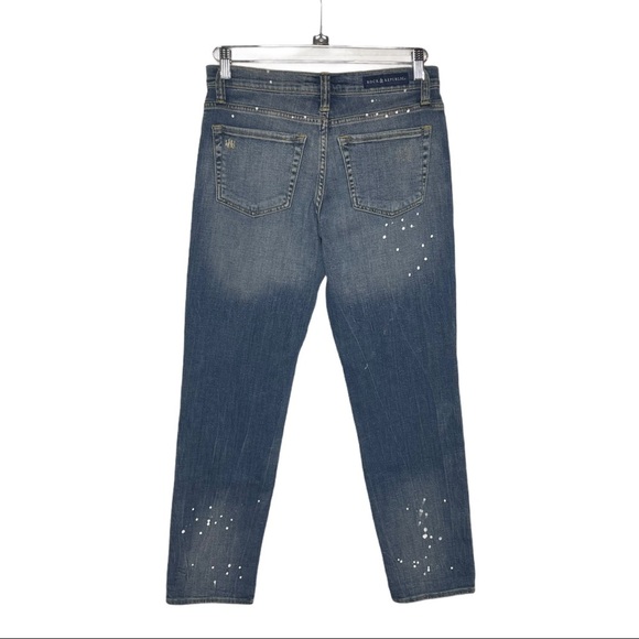 ROCK & REPUBLIC Indee Denim Crop Jeans 6 NWOT - Picture 4 of 8
